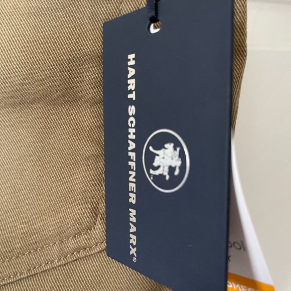 Hart Schaffner Marx Tan Pants 36x32 NWT - Picture 3 of 10